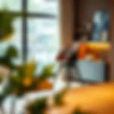 Highchair in Modern Dining Setting Stylish highchair integrated into contemporary dining space