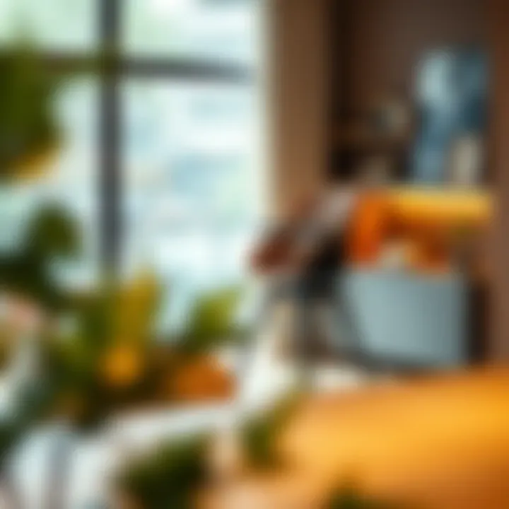 Highchair in Modern Dining Setting Stylish highchair integrated into contemporary dining space