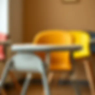 Highchair Materials and Safety Various highchair materials highlighting safety and durability