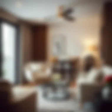 Aesthetic enhancements in a small living and dining setup