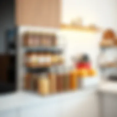 Smart spice rack with tech integration