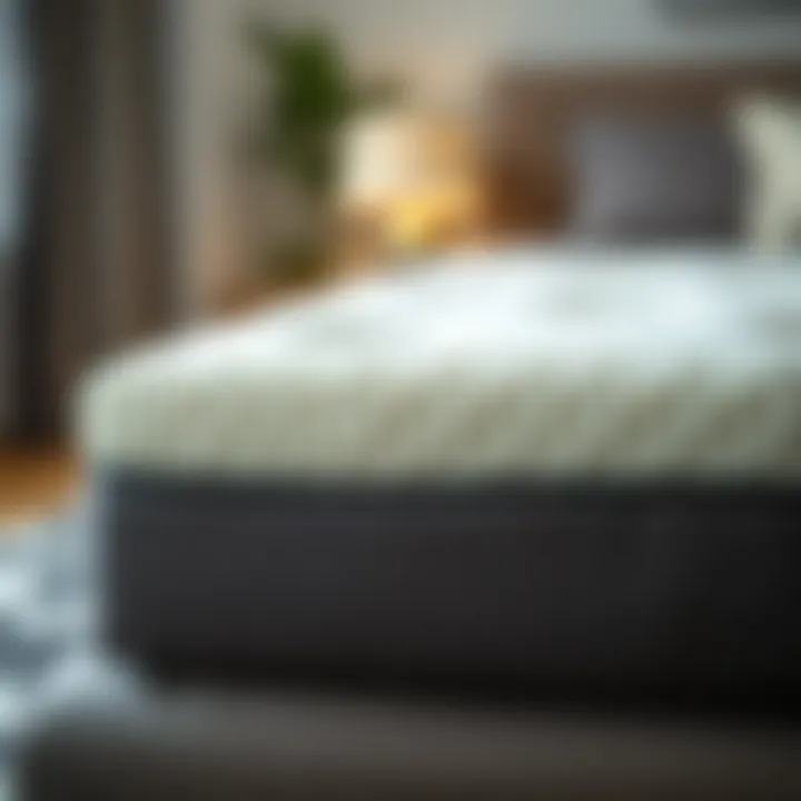 A close-up of high-density foam illustrating its structural benefits