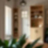 Stylish entranceway with integrated storage solutions