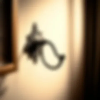 Decorative Metal Coat Hook Close-up of a decorative metal coat hook