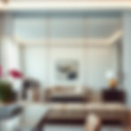 Contemporary Mirror Wall Aesthetics Elegant mirror wall reflecting contemporary interior design