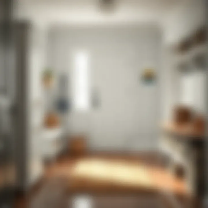 Enhanced Organization in Mudroom with Runner Rug Well-organized mudroom with a runner rug