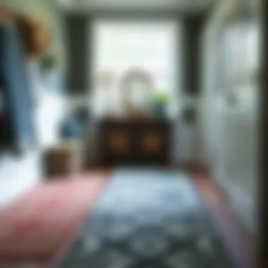 Diverse Patterns of Mudroom Runner Rugs Selection of patterned runner rugs in a mudroom