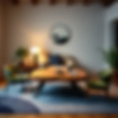 3x3 table as a multifunctional centerpiece