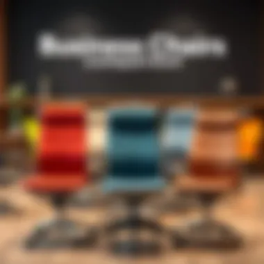 Comparison chart of different business chair brands