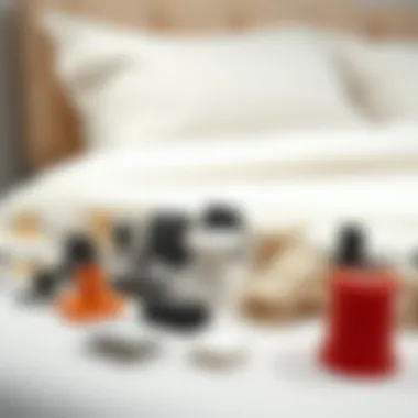 Diverse Bed Sheet Gripper Options A variety of bed sheet gripper clips on display