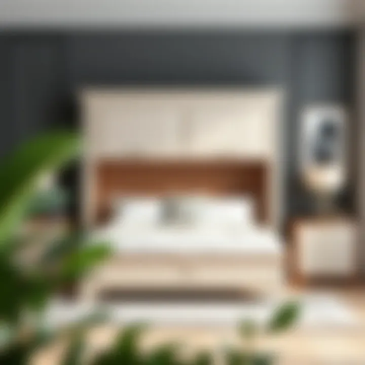 Elegant Design with Functional Storage Elegant queen size captain's bed frame showcasing hidden storage