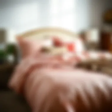 Stylishly Arranged Comforters Stylishly arranged comforters enhancing bedroom decor