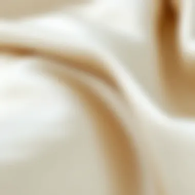 Smooth Texture of Satin Close-up of satin fabric showcasing its smooth texture