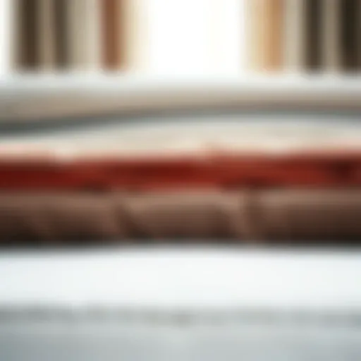 Elegant fabrics showcasing various sleeper couch cover materials