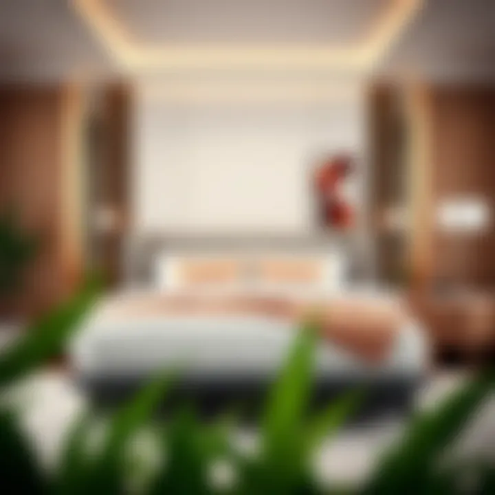 Elegant Bedroom with Smart Base Bed Frame Elegant bedroom setup featuring a smart base bed frame