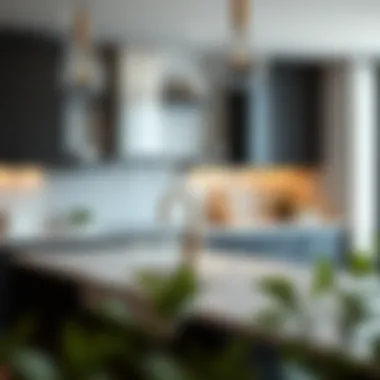 Stylish kitchen featuring a drop-in one bowl sink