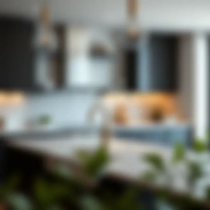 Stylish kitchen featuring a drop-in one bowl sink