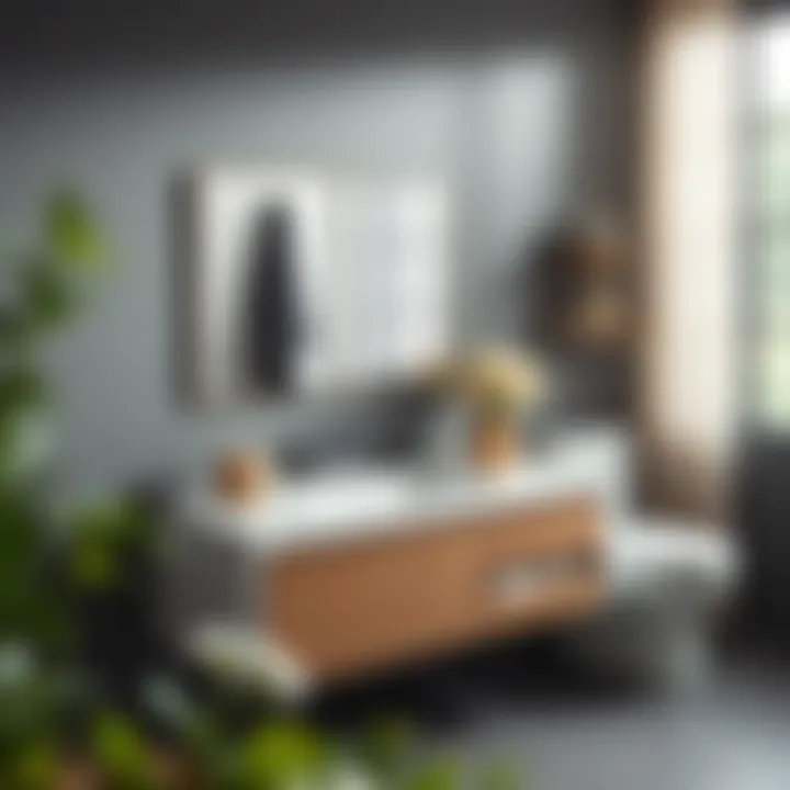 Eco-Friendly Bathroom Sink Solutions Contemporary bathroom sink crafted from sustainable materials