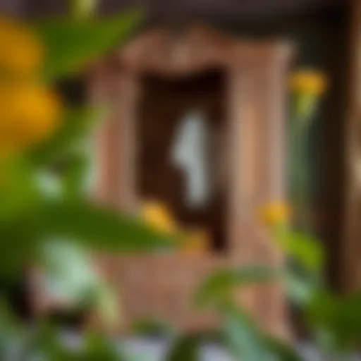 Intricate design of a vintage chifferobe showcasing its dual functionality.