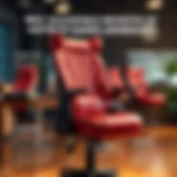 Illustration of Ergonomic Benefits of Adjustable Armrests Diagram illustrating the ergonomic benefits of adjustable armrests