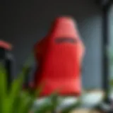 Ergonomic Gaming Chair with Adjustable Armrests Ergonomic gaming chair showcasing adjustable armrests