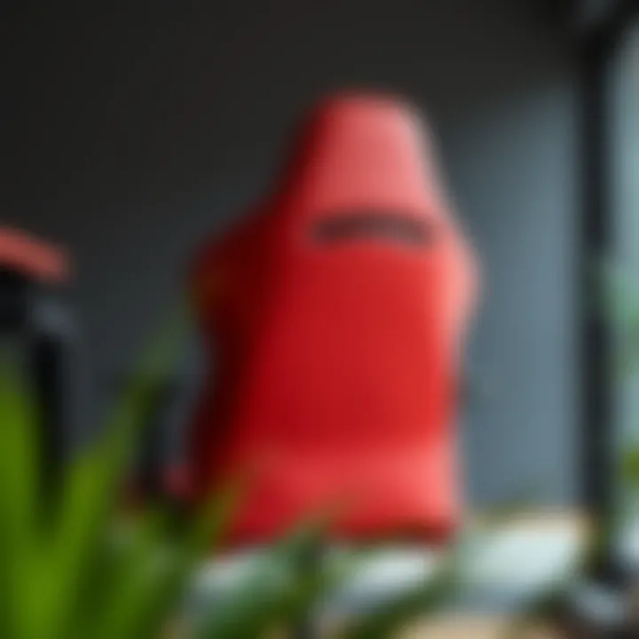 Ergonomic Gaming Chair with Adjustable Armrests Ergonomic gaming chair showcasing adjustable armrests