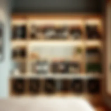 Minimalist Wine Storage Solutions Modern wall-mounted wine storage with a minimalist aesthetic