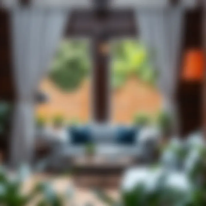 Integrating Ties with Various Decor Styles Decor styles with outdoor curtain ties