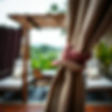 Robust Materials for Outdoor Use Durable materials for outdoor curtain ties