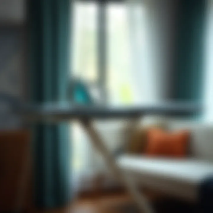 Ergonomic Design Ergonomic ironing board showcasing comfort and efficiency