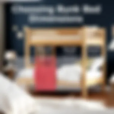 Choosing Bunk Bed Dimensions by Age Group Comparison chart of bunk bed dimensions and user age recommendations