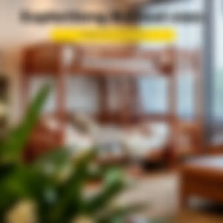 A detailed graphic showing various bunk bed sizes with dimensions