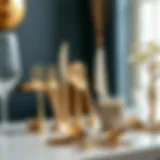 Artful Display of Flatware Elegant arrangement of flatware