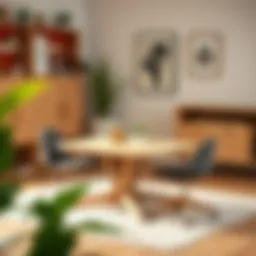 Stylish ergonomic table designed for older children