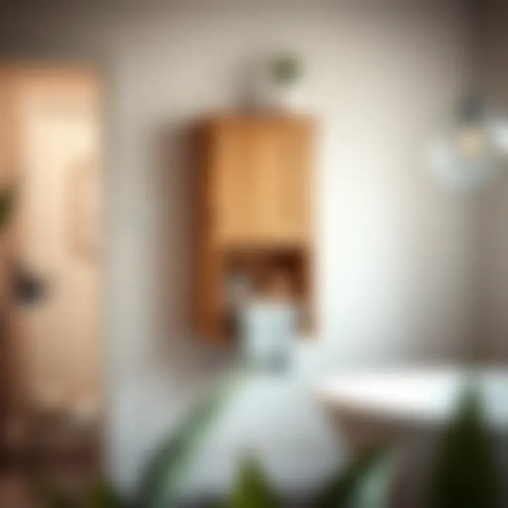 Practicality of Oak Storage Solutions Practical storage solutions offered by oak bathroom wall cabinet