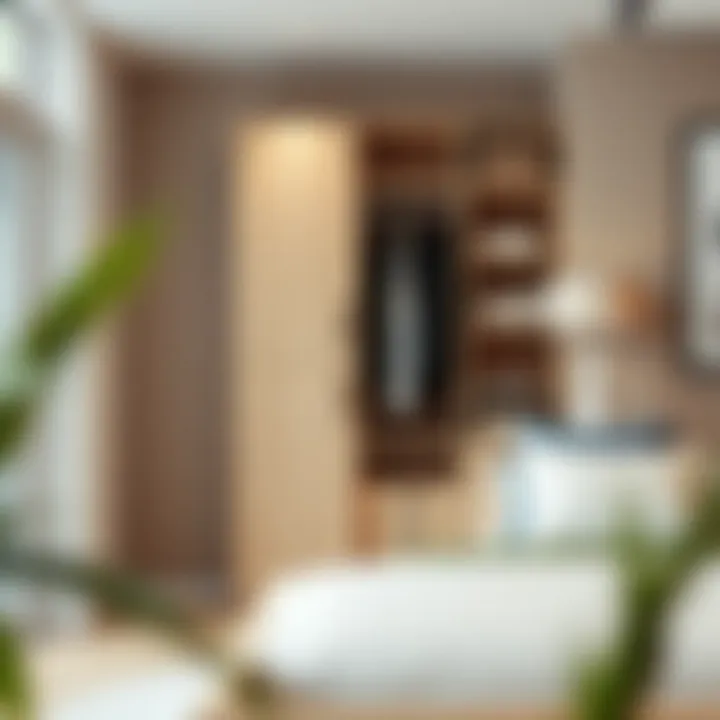 Contemporary Utility Closet Cabinet Stylish utility closet cabinet in a contemporary setting