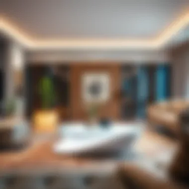 Diverse Styles of LED Coffee Tables Variety of LED coffee tables in different interior styles