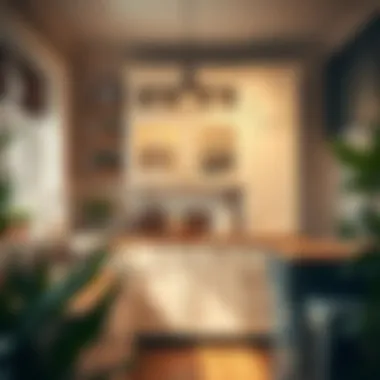 Functional Cabinet in Cozy Kitchen Functional 15-inch high cabinet used in a cozy kitchen