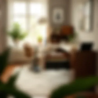 Elegant drawer organizer in a stylish home office